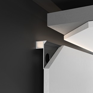 吊顶长条铝合金属条板材收口阴角压条装 饰条封边条包边收边条白色