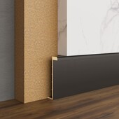 持雍金属踢脚线弧度暗装 地线地角线瓷砖扫脚线拐弯墙灰收口墙面贴