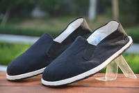 Special size, extra large, plus-size 47, 48, 49, 50, large, black work men's shoes with multi-layer soles, old Beijing cloth shoes thumbnail 7