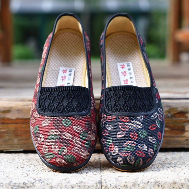 春秋新款中老年老太太小号鞋