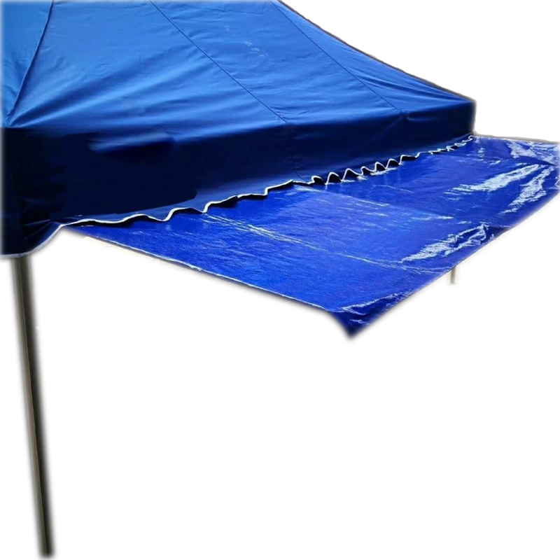 四脚伞摆摊帐篷加宽前挡雨外飘布户外遮阳棚加长延伸挂杆配件