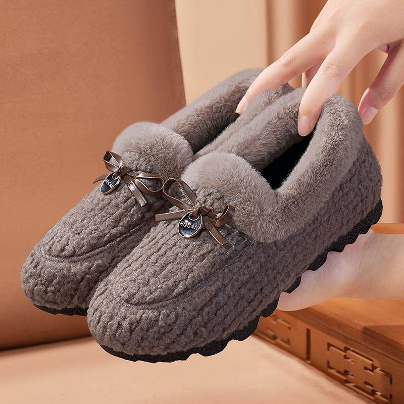 豆豆鞋女冬加绒新款老北京布鞋一脚蹬软底保暖秋冬妈妈毛毛棉鞋子,女鞋,传统布鞋,淘宝优惠券,粉丝福利购,淘宝优惠卷