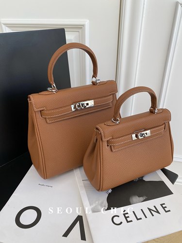 凯莉包单肩包荔枝纹时尚小包锁扣