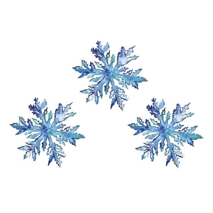 喵小姐 雪花纹身贴男女防水持久原创小清新耳后仿真原宿刺青贴纸