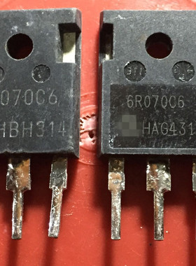6R070C6 原装进口拆机检测合格MOS场效应管 53A600V