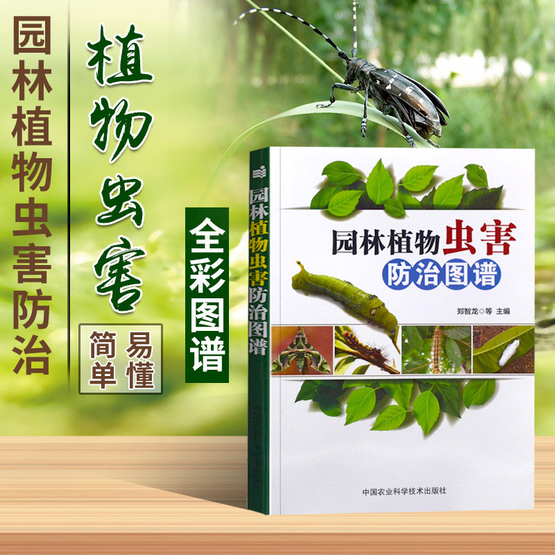 园林植物虫害防治图谱 植物病虫害诊断与治疗技术大全书籍 园林植物种植设计技巧园林植物景观环境艺术绿化树苗木设计种植书籍怎么看?