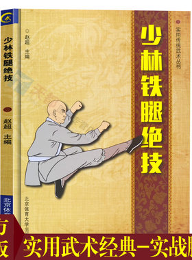 官方正版 少林铁腿绝技 少林铁腿功夫入门近战绝技 中国功夫少