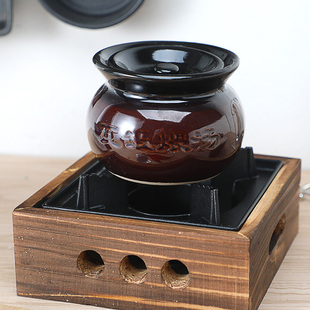 迷你陶瓷瓦罐煨汤小瓦罐土陶中式复古砂锅炖锅耐高温炖盅煲汤