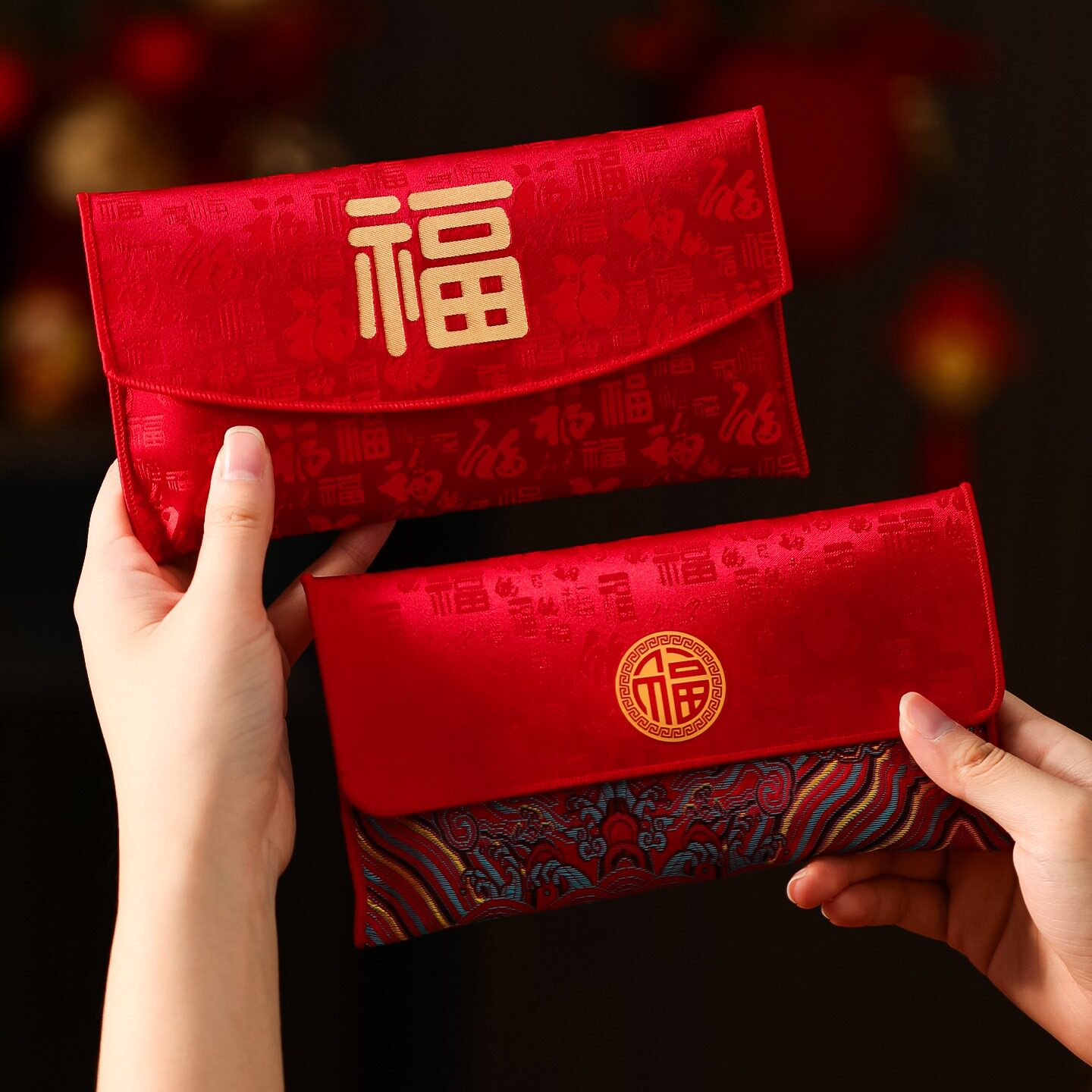 （可放万元）高档锦缎刺绣马年春节红包儿童压岁钱包魔术贴利是封,节庆用品/礼品,红包/利是封,淘宝优惠券,粉丝福利购,淘宝优惠卷