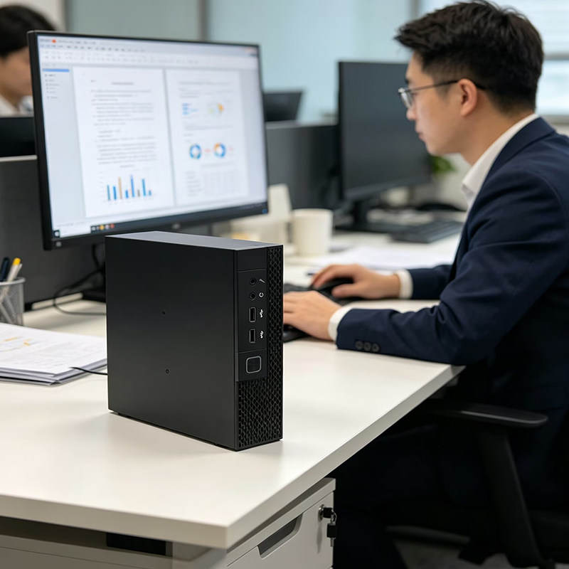 办公电脑迷你主机迷你整机家用娱网课商务客服组装电脑ITX组装机