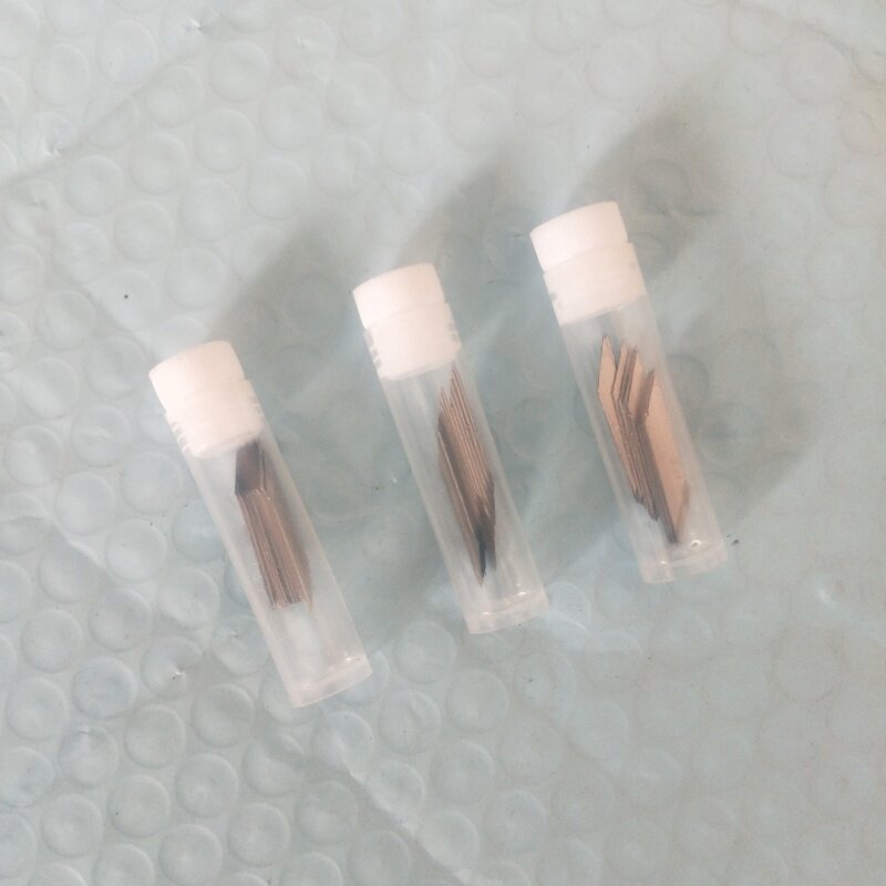 九洋笔刀刻刀片小黑小黄刀片模型雕刻30度刀片（3盒36片）