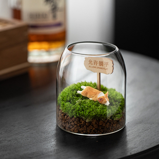 苔藓微景观桌面懒人绿植盆栽趣味养植物创意允许躺平 静艺花舍