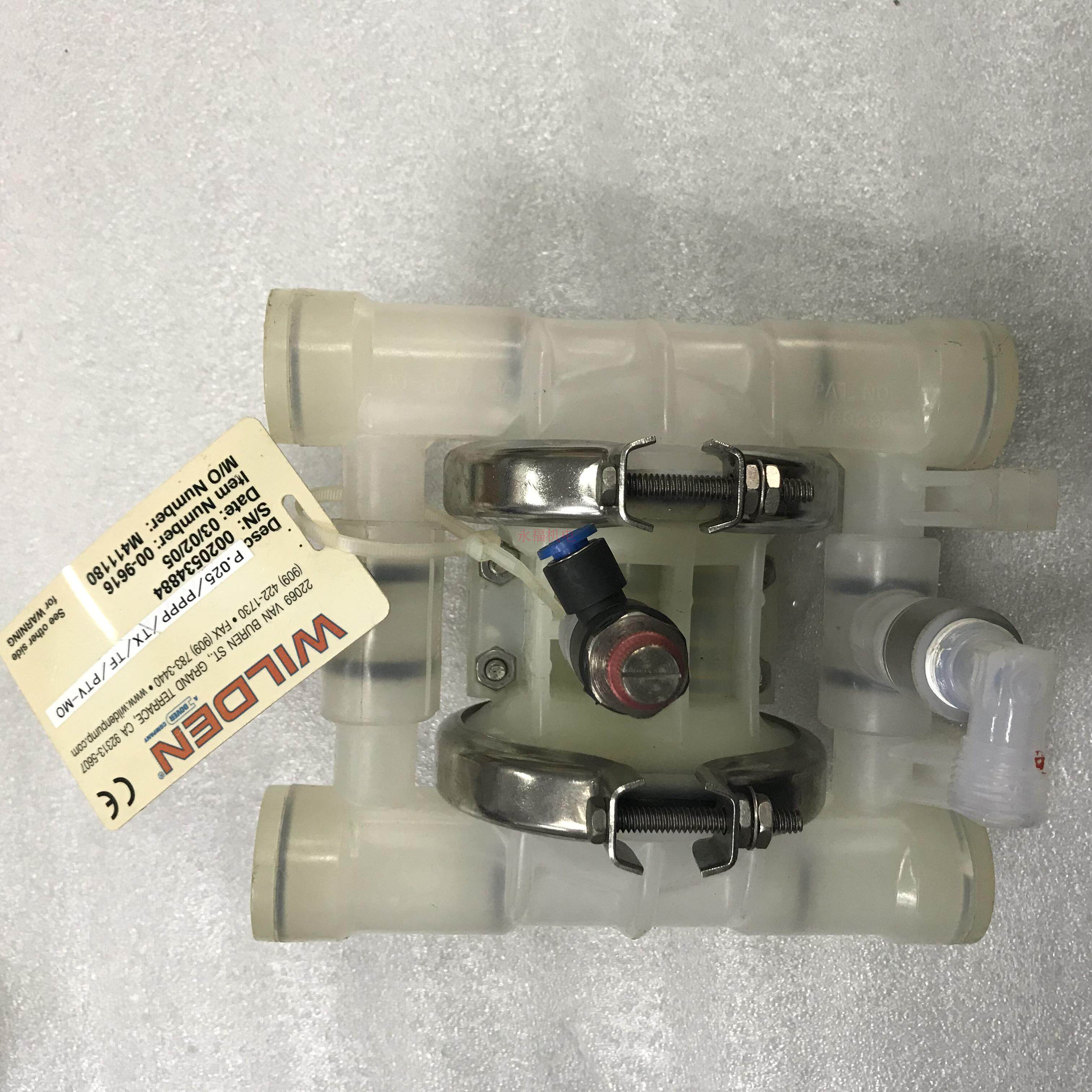 P. 025 PPPP TX TF PTV-MO American WILDEN Pneumatic Diaphragm Pump Used Disassembly Parts