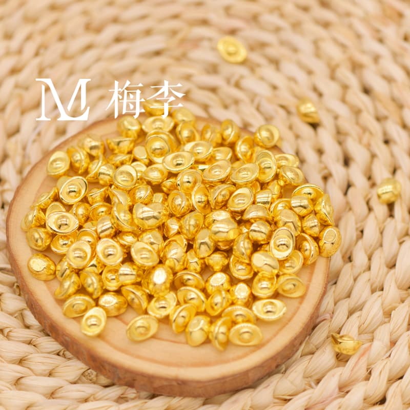 亮面塑料迷你金色小元宝