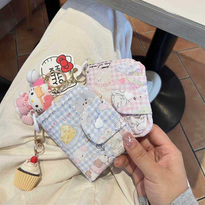 便携新款大容量钱卡一体包少女心