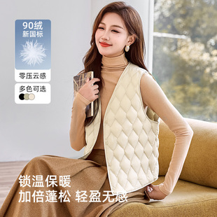 今年流行爆款女装内搭马甲2025年秋冬新款小个子显白羽绒服外套