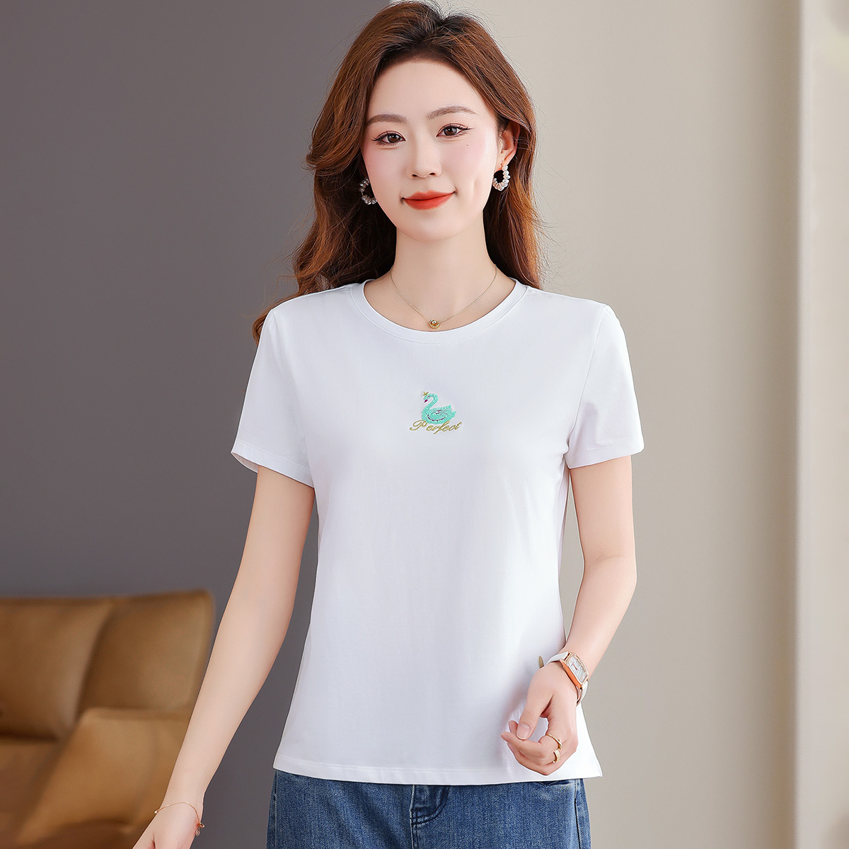 GCMUSCLE2025年夏季新款短袖T恤