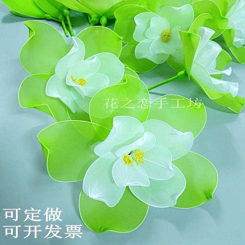 装饰道具茉莉花仿真花成品丝网花