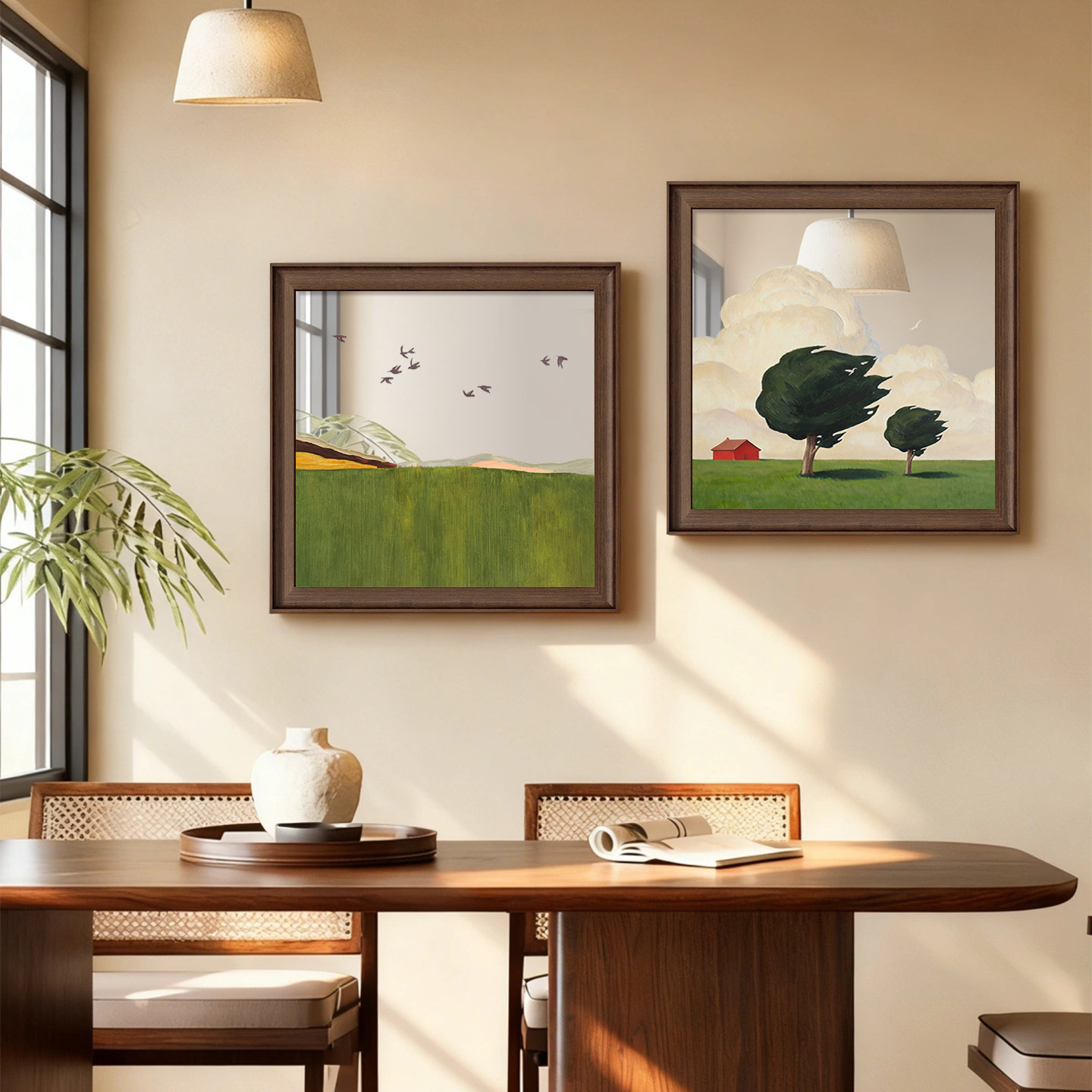 中古风玄关柜镜子装饰画高级感镜面客厅挂画法式复古餐厅卧室摆画,家居饰品,现代装饰画,淘宝优惠券,粉丝福利购,淘宝优惠卷