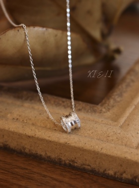 解里｜日常简约小蛮腰通体S925纯银项链女转运珠锁骨链生日礼物