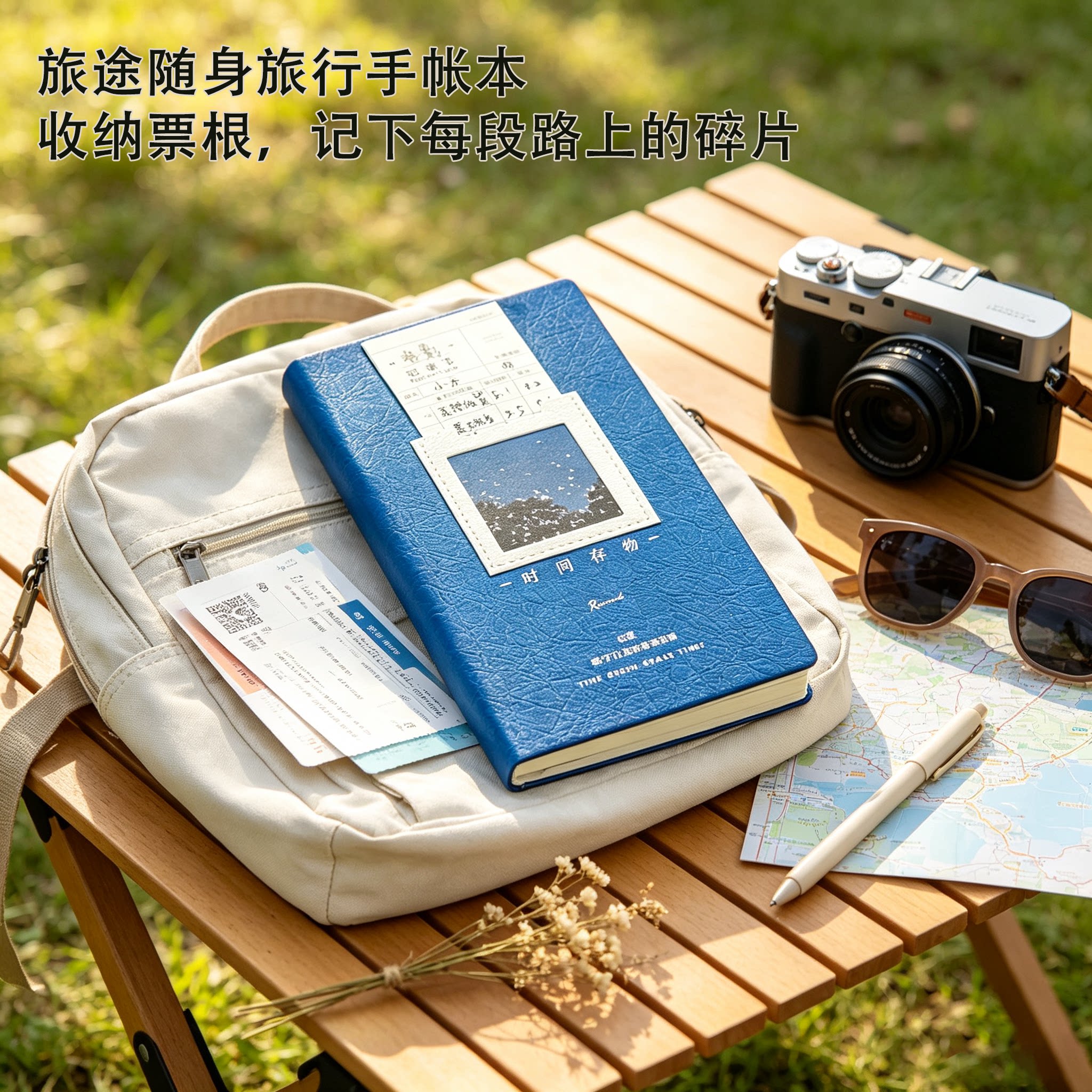 青禾纪时间存物A6本子笔记本小号便携旅行记录手帐本日记本成人图片