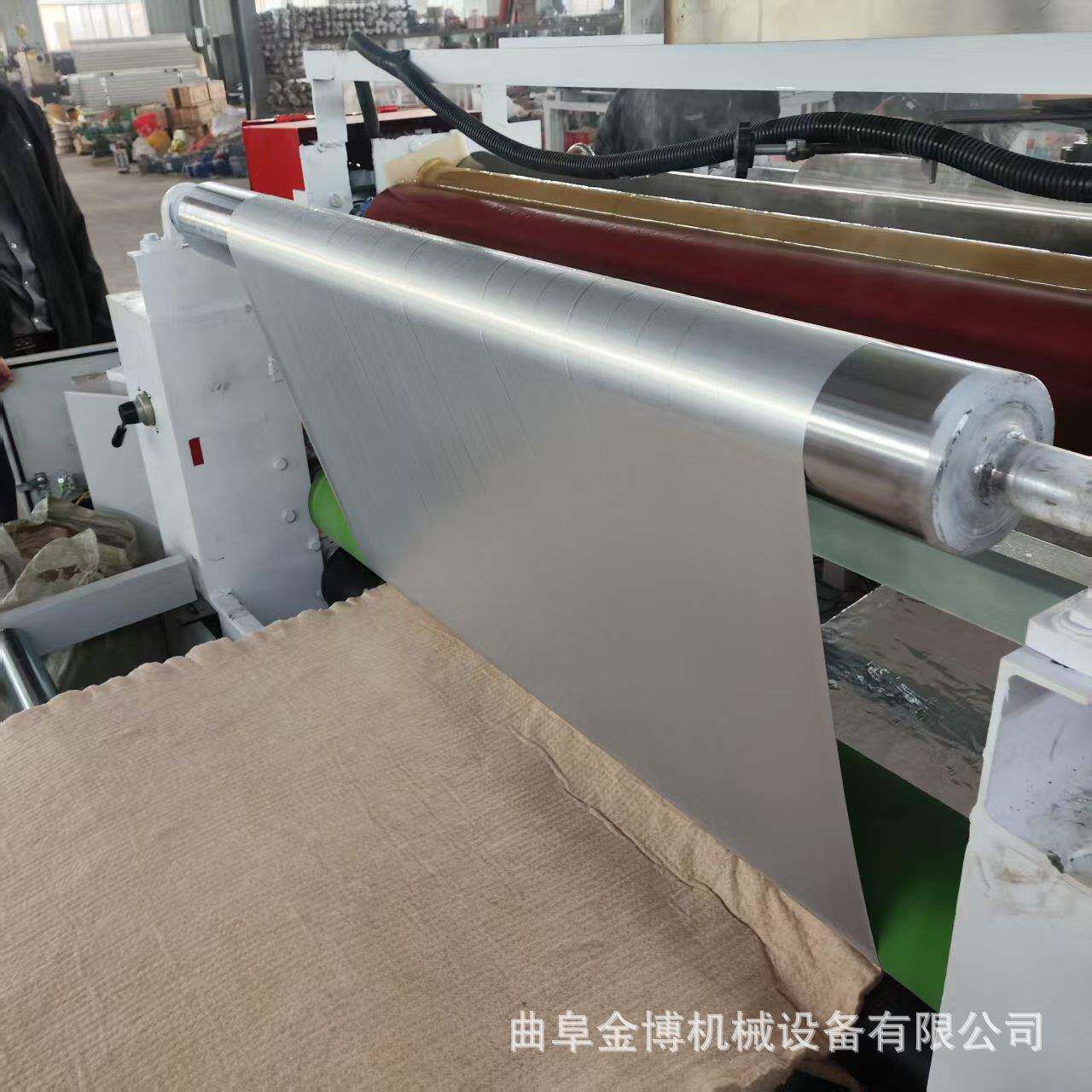 气凝胶毡铝箔复合机保温棉卷对卷覆膜机泡沫板铝膜热烫贴合机
