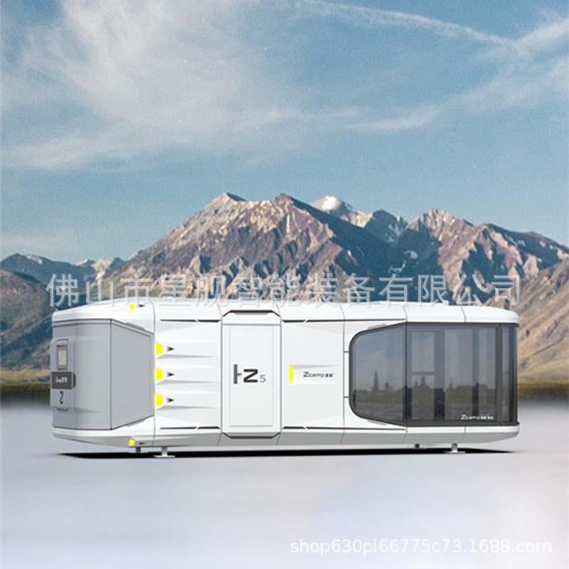 星舰太空舱太空舱户外民宿房屋度假村营地露营全景星空屋