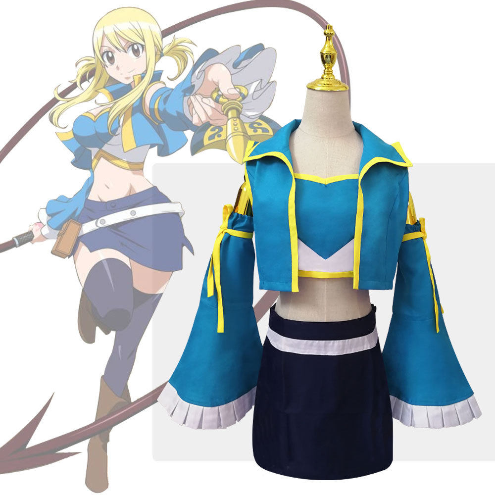 cos 露西·哈特菲利娅·洛丽塔女孩校服水手裙套装派对服装