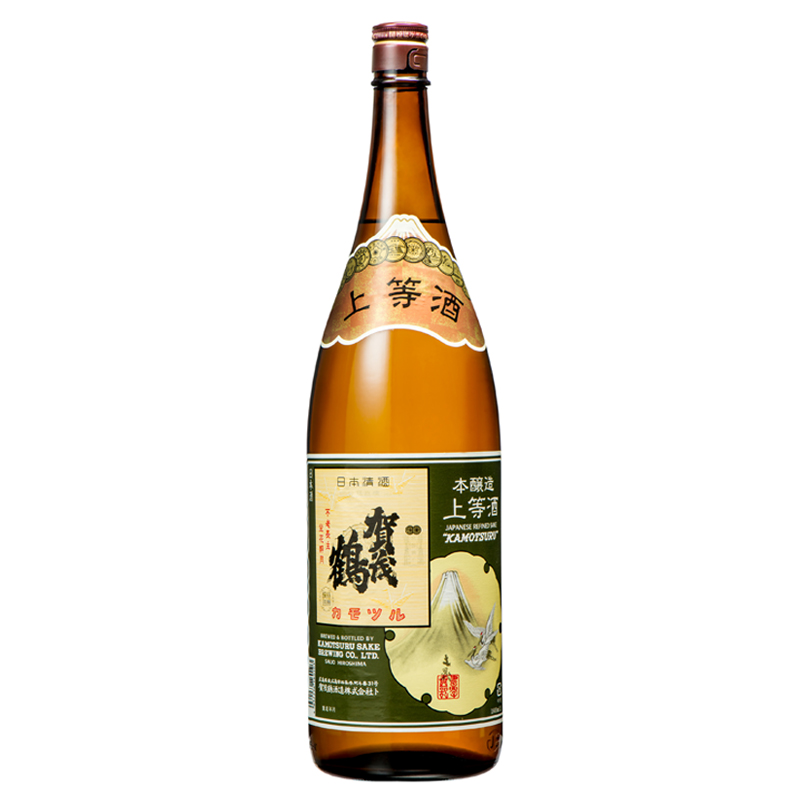 日本原装进口清酒 贺茂鹤本酿造上等清酒1.8L 精米步合65%