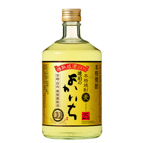 日本产琥珀优佳一大麦烧酒720mL