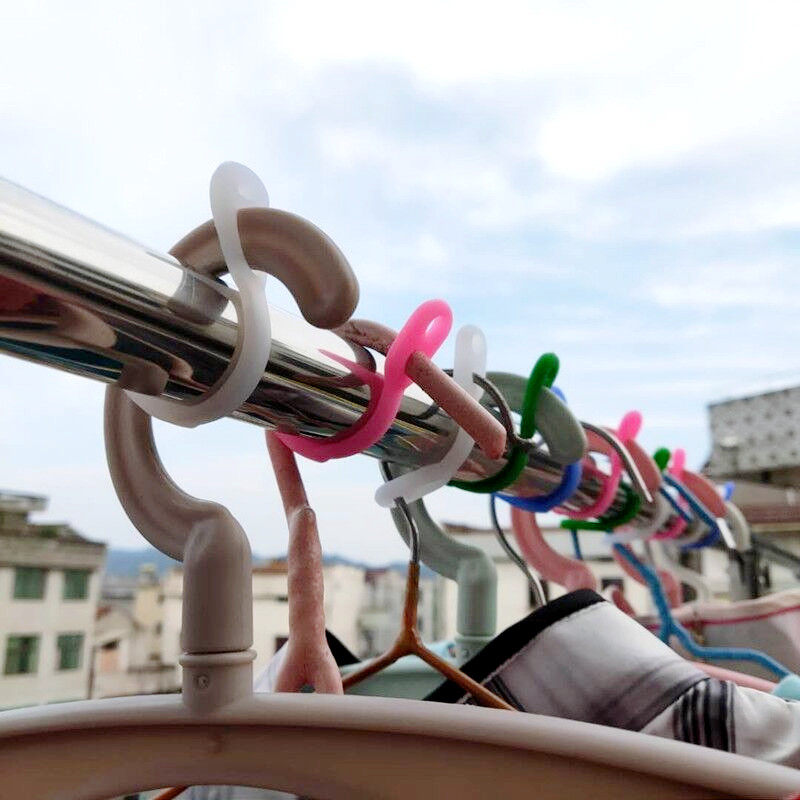 衣架固定扣防风硅胶室外卡扣式防风挂钩防风条防掉卡扣衣服防吹掉,收纳整理,挂钩/粘钩,淘宝优惠券,粉丝福利购,淘宝优惠卷