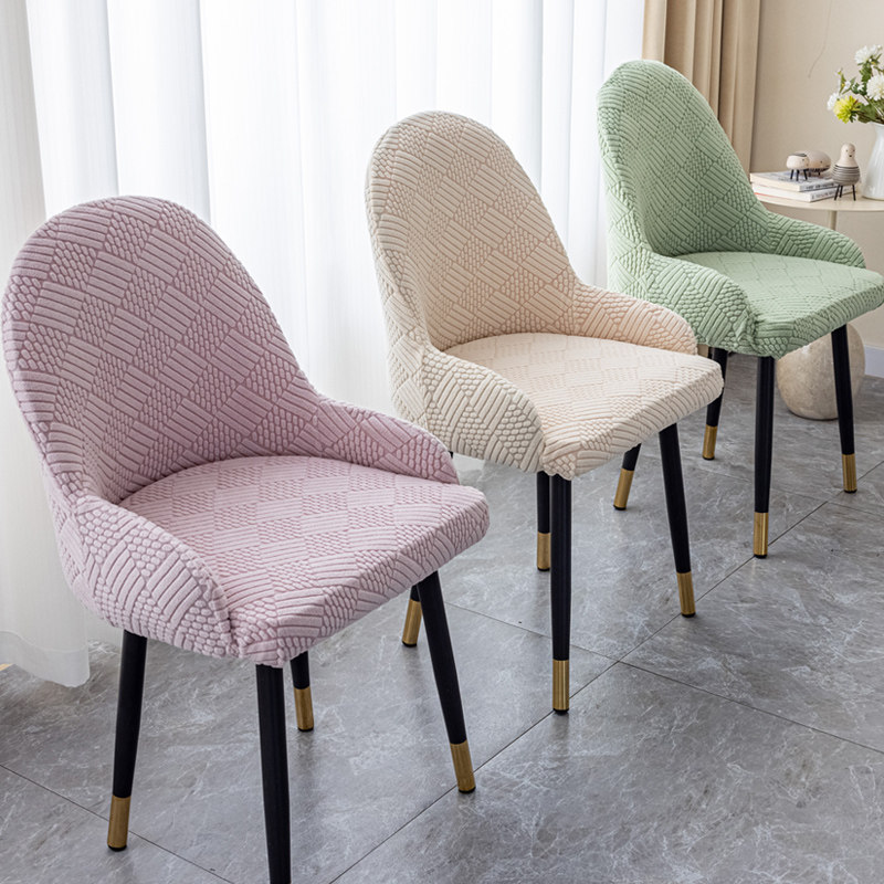 半圆椅子套电脑办公带扶手全包餐椅套罩弧形皮椅子套通用凳子套罩