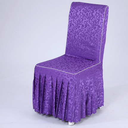 定做酒店椅套连体饭店餐桌椅子套罩餐厅宴会凳子套罩餐椅套批发