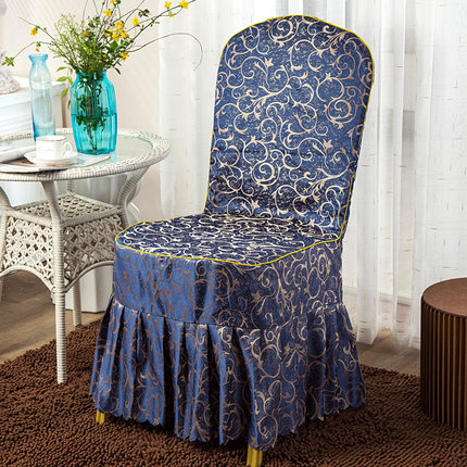 定做酒店椅套连体饭店椅子套餐厅婚庆婚宴凳子套罩座椅套布艺批发