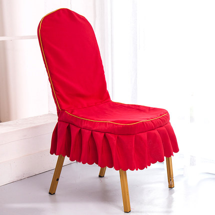 定做酒店椅套连体饭店餐桌椅子套罩餐厅宴会凳子套罩餐椅套批发