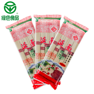 正品河川牌延面500g袋装手工拉面待煮面条非挂面内蒙巴彦淖尔特产