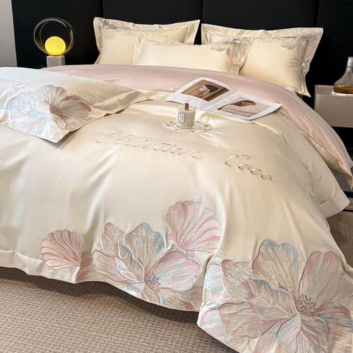 四件套100棉轻奢高级感2024新品