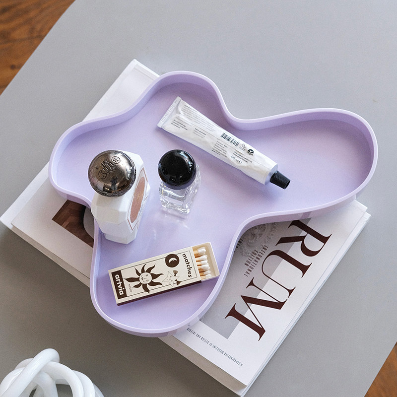 莫语 ins北欧风亚克力湖光创意托盘客厅桌面香水香薰收纳零食果盘,餐饮具,餐用托盘,淘宝优惠券,粉丝福利购,淘宝优惠卷