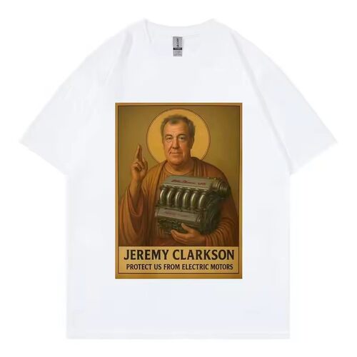 Jeremy Clarkson Protect Us From Electric Motors 梗图T恤男女