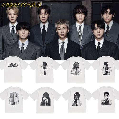 BTS正规5辑ARIRANG印花T恤