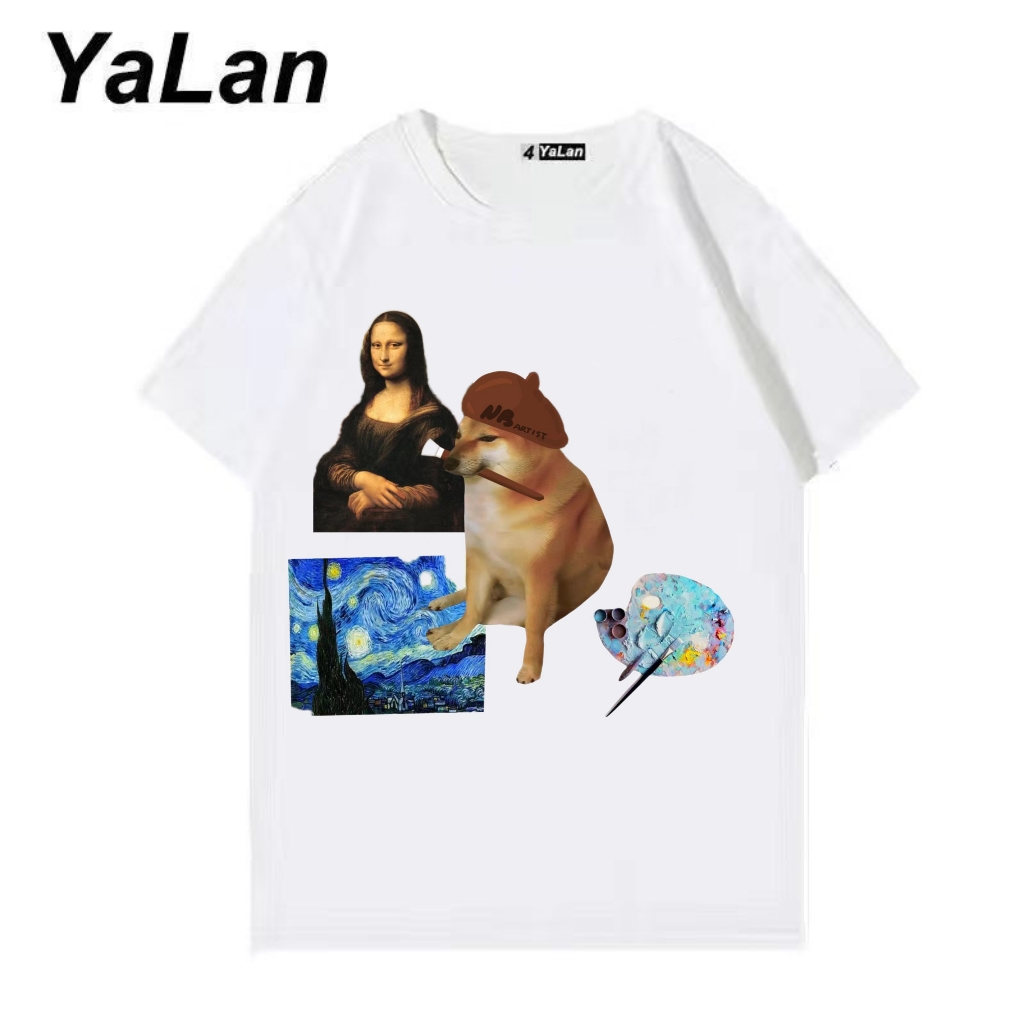 恶搞短袖t恤男女搞怪柴犬狗子