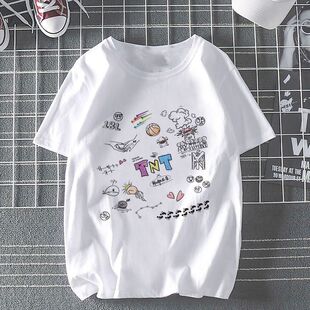 时代少年团TNT周边应援T恤上衣严浩翔马嘉祺丁程鑫刘耀文同款衣服