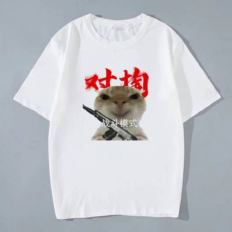 歪嘴猫阿米诺斯学生短袖T恤