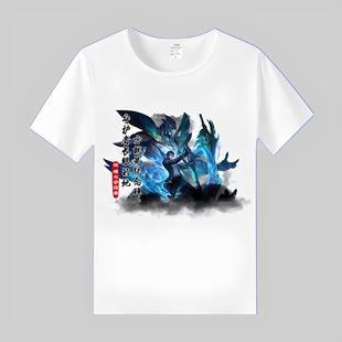 t恤男女王者荣耀凯游戏皮肤周边T恤学生潮流定制上衣 短袖 夏季 新款