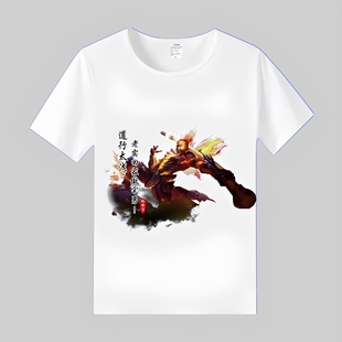 学生潮流定制上衣服男女 新款 2025短袖 t恤王者荣耀游戏皮肤T恤夏季