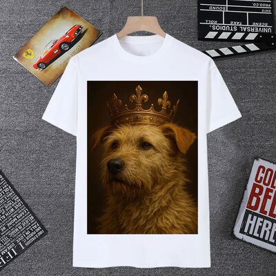 夏季下司犬狗王查理国王表情包