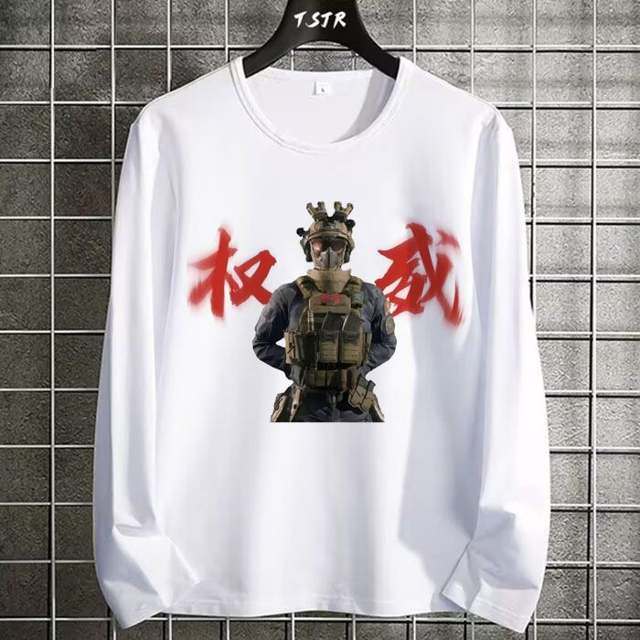 三角洲行动大头猫表情包长袖T恤