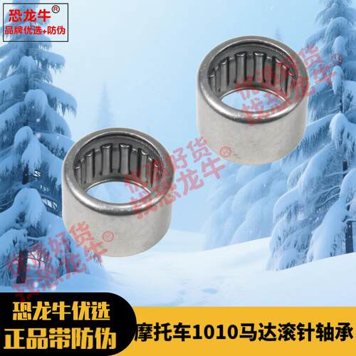 适用摩托车启动马达滚针轴承踏板车弯梁车启动电机轴套滚针1010
