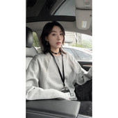 NOT UGLY店铺百搭CityBoy叁佰TTBRO螺纹拼接长袖 T恤宽松休闲T恤