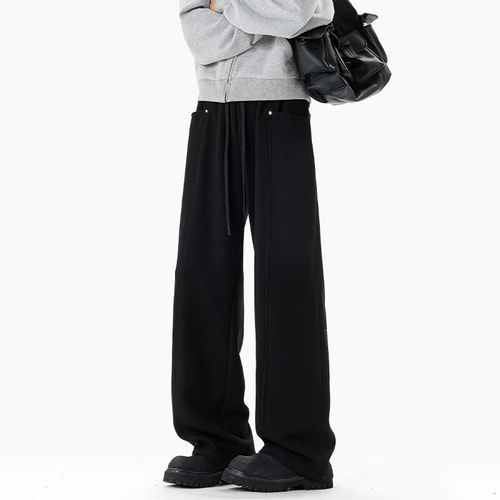 NOT UGLY叁佰TTBRO新品400g美式呢料立体拼接侧边口袋休闲裤